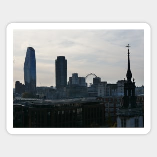 London skyline with skyscrapers Sticker